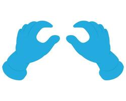 Gloves Hands Icon vector
