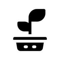 plant solid icon. vector icon for your website, mobile, presentation, and logo design.