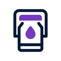 milk dual tone icon. vector icon for your website, mobile, presentation, and logo design.