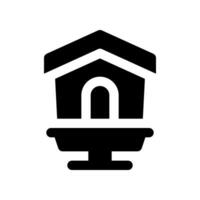 birdhouse solid icon. vector icon for your website, mobile, presentation, and logo design.