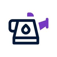 watering can dual tone icon. vector icon for your website, mobile, presentation, and logo design.