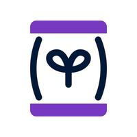 fertilizer dual tone icon. vector icon for your website, mobile, presentation, and logo design.