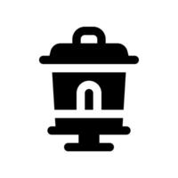 streetlamp solid icon. vector icon for your website, mobile, presentation, and logo design.