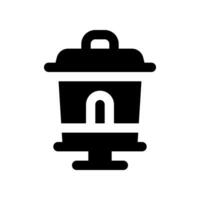 streetlamp solid icon. vector icon for your website, mobile, presentation, and logo design.