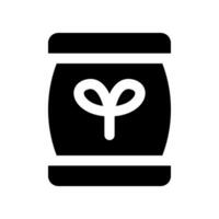 fertilizer solid icon. vector icon for your website, mobile, presentation, and logo design.