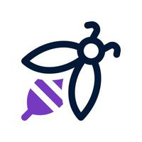 bee dual tone icon. vector icon for your website, mobile, presentation, and logo design.