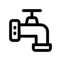 faucet line icon. vector icon for your website, mobile, presentation, and logo design.