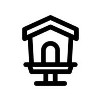 birdhouse line icon. vector icon for your website, mobile, presentation, and logo design.