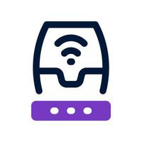 smart speaker dual tone icon. vector icon for your website, mobile, presentation, and logo design.