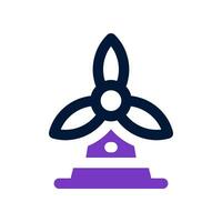 windmill dual tone icon. vector icon for your website, mobile, presentation, and logo design.