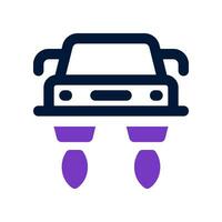 flying car dual tone icon. vector icon for your website, mobile, presentation, and logo design.