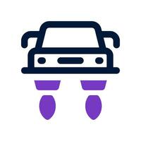 flying car dual tone icon. vector icon for your website, mobile, presentation, and logo design.