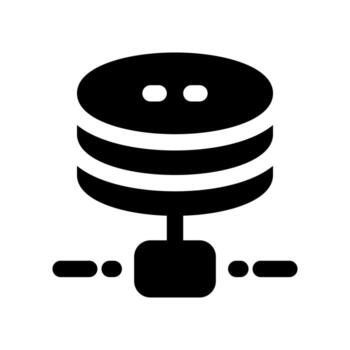 base de datos sólido icono. vector icono para tu sitio web, móvil, presentación, y logo diseño.