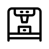 3d printer line icon. vector icon for your website, mobile, presentation, and logo design.