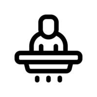flying lift line icon. vector icon for your website, mobile, presentation, and logo design.