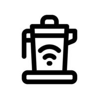 kettle line icon. vector icon for your website, mobile, presentation, and logo design.