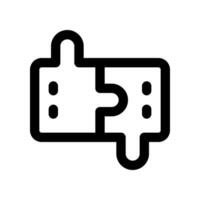 puzzle line icon. vector icon for your website, mobile, presentation, and logo design.