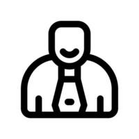 employee line icon. vector icon for your website, mobile, presentation, and logo design.