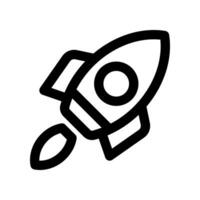 rocket line icon. vector icon for your website, mobile, presentation, and logo design.