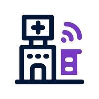 hospital dual tone icon. vector icon for your website, mobile, presentation, and logo design.