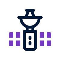 satellite dual tone icon. vector icon for your website, mobile, presentation, and logo design.