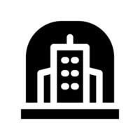 dome city solid icon. vector icon for your website, mobile, presentation, and logo design.