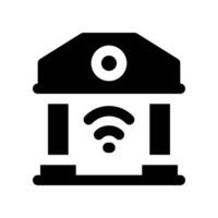 bank solid icon. vector icon for your website, mobile, presentation, and logo design.