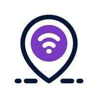 location dual tone icon. vector icon for your website, mobile, presentation, and logo design.