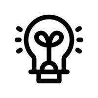 light bulb line icon. vector icon for your website, mobile, presentation, and logo design.