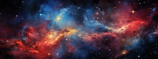 space nebula. 3d illustration, for use with projects on science, research, and education. photo