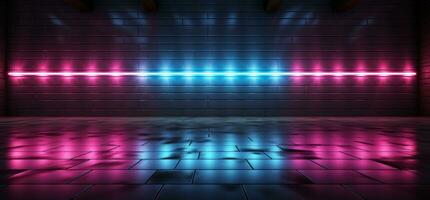 Abstract background with LED lights photo