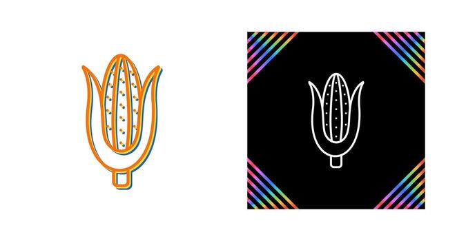 icono de vector de maíz