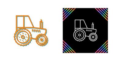 icono de vector de tractor