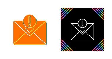 Urgent Mail Vector Icon