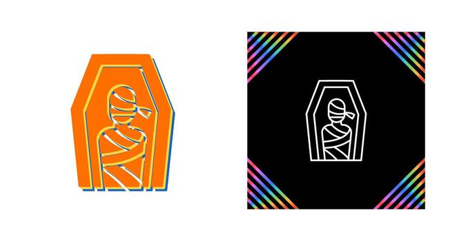 icono de vector de momia