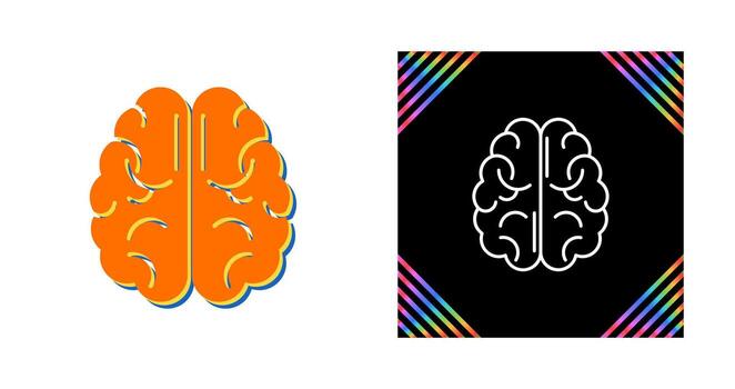 icono de vector de cerebro