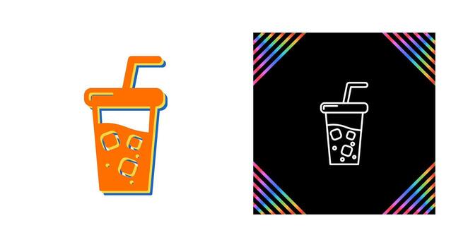 icono de vector de bebida