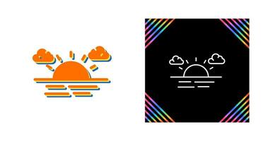 Sunset Vector Icon