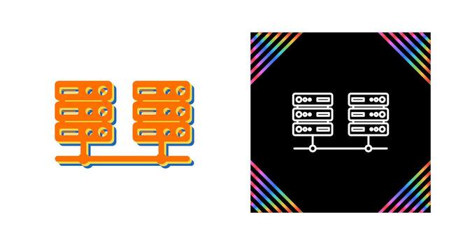 icono de vector de servidor