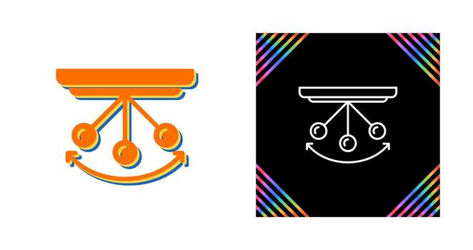 icono de vector de péndulo