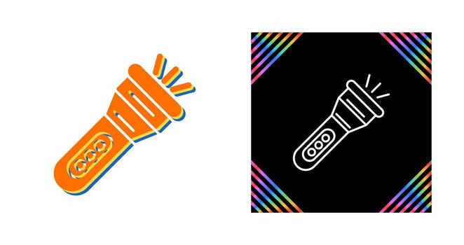 Flashlight Vector Icon