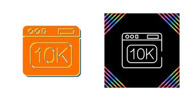 10k Vector Icon