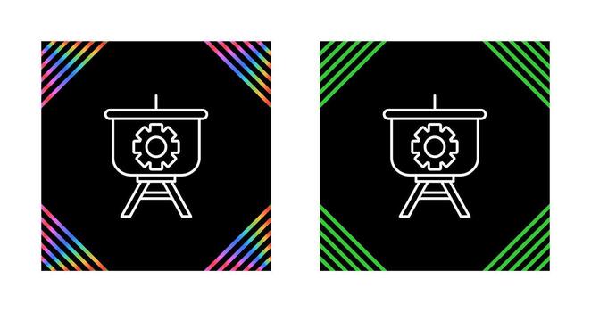 Setting Presentation Vector Icon