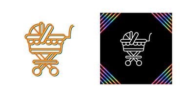 Baby Carriage Vector Icon