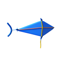 kite 3d rendering icon illustration png