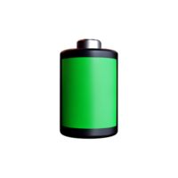 batteri 3d tolkning ikon illustration png