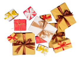 elegance pattern with gift boxes isolated png