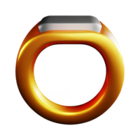 Ring 3d Rendern Symbol Illustration png