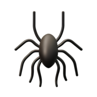 spider 3d rendering icon illustration png