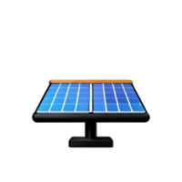 solaire panneau 3d le rendu icône illustration png